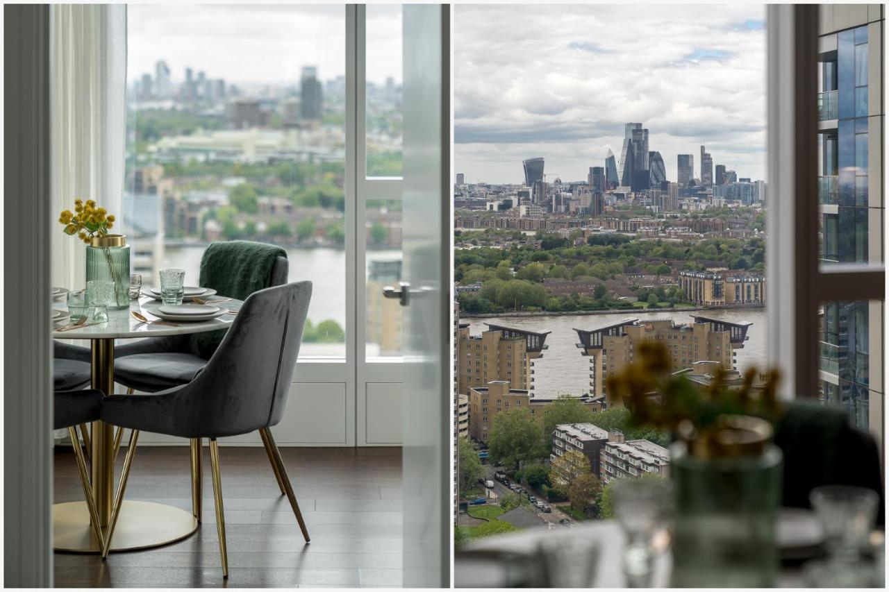 Luxurious Spacious 2Bed Suites Skyline River Views By Canary Wharf Londres Exterior foto